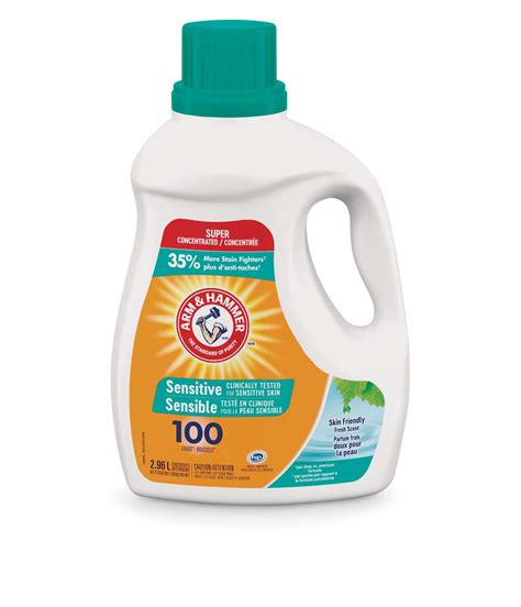 Arm And Hammer Liquid Laundry Detergent Sensitive Skin 100 Load 296 L