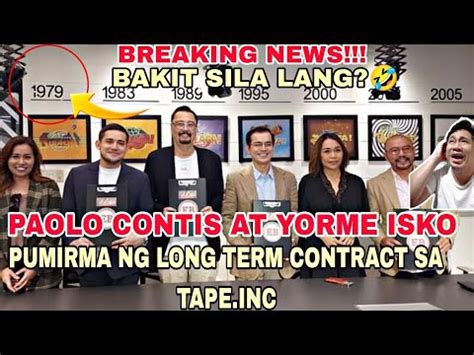 Paolo At Yorme Long Term Contract Sa Tape Ang Generic Na Eat Bulaga