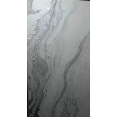 White Gloss Digital Vitrified Floor Tiles Thickness 5 10 Mm Size