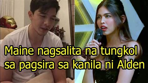 Maine Mendoza Nagsalita Na Tungkol Sa Pagsira Sa Kanila Ni Alden