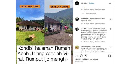 USAI Viral Halaman Rumah Abah Jajang Kini Rusak Tak Seindah Seperti