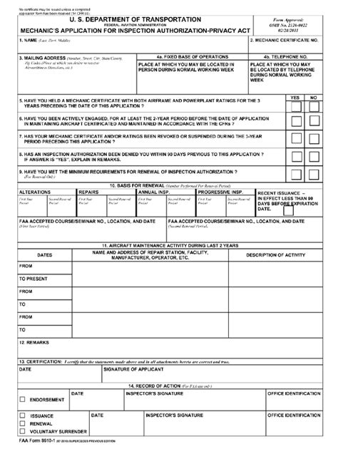 Faa Form 8610 2 Fill Out Sign Online DocHub