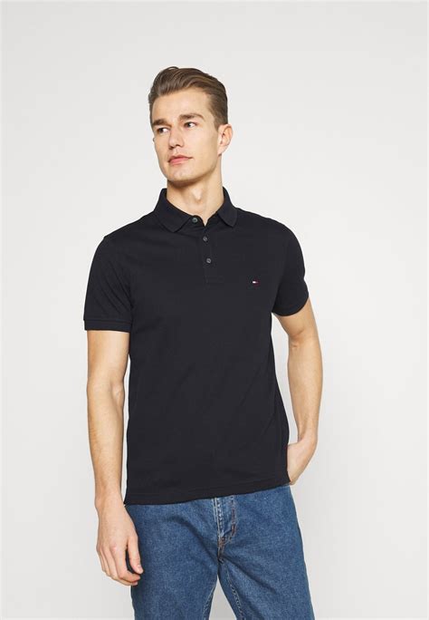 Tommy Hilfiger 1985 Slim Polo Shirt Desert Sky Dark Blue Zalando De