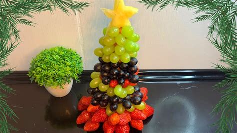 Rvore De Natal Frutas F Cil E Linda Youtube