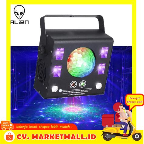 Jual Lampu Sorot Proyektor Laser LED Cerdas 4in1 Kontrol Suara