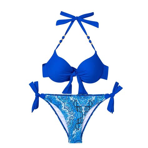 STETMN Women S Triangle Bikini Floral String Bikini Set Two Piece Swimsuit Bathing Suits