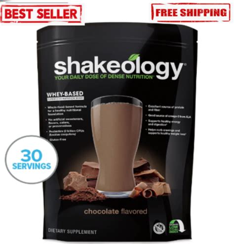 Shakeology Chocolate Whey 30 Servings Bag New Exp Ebay