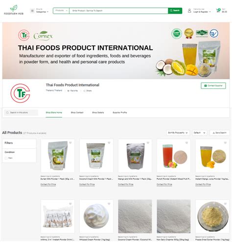 thai food products international partners  food farm hub