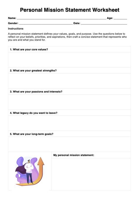 Self Esteem Worksheet For Adults And Example Free Pdf Download