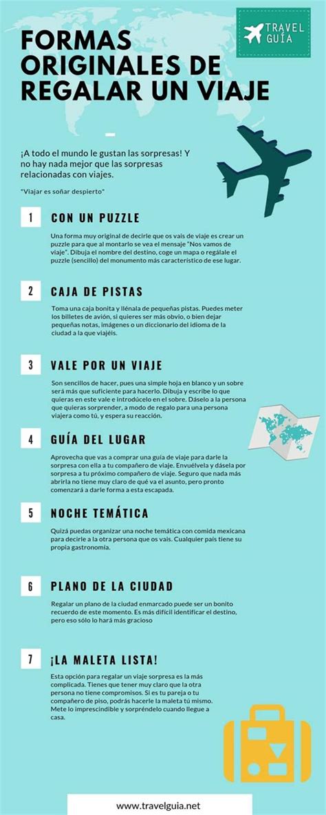 7 formas originales de regalar un viaje sorpresa Travel Guía