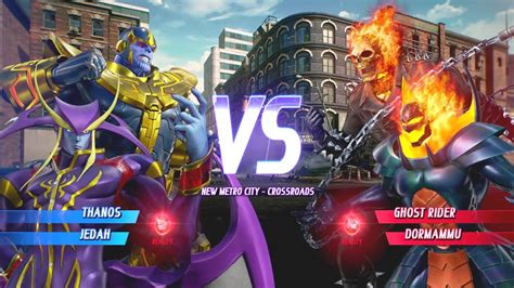 Thanos Jedah VS Ghost Rider Dormammu I Marvel Vs Capcom Infinite