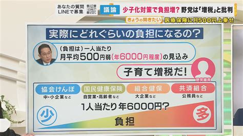 子育て支援金 1人当たり負担は月に平均500円弱に 「逆に少子化を進める可能性も」と専門家 特集 ニュース 関西テレビ放送 カンテレ