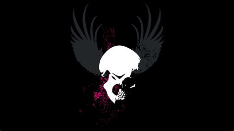 3840x2160 Skull Grunge Wings Dark 4k HD 4k Wallpapers, Images ...