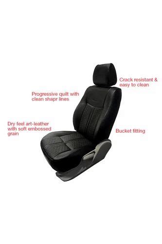 Nappa Magnum Art Leather Car Seat Cover Black At Rs Noida