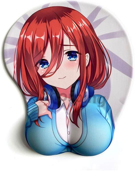 3d Anime Mouse Pad With Wrist Support Gel The