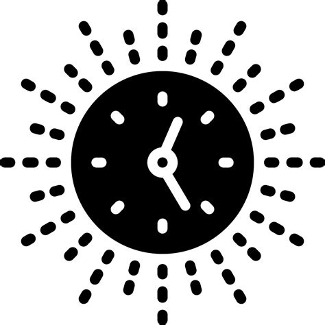 solid icon  afternoon  vector art  vecteezy