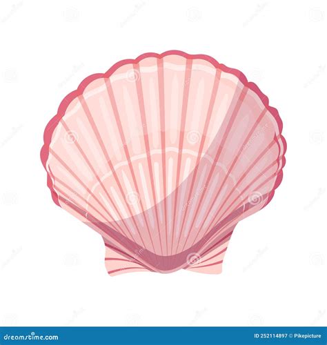 Shell Sea Cartoon Vector Vector Illustratie Illustration Of Oester