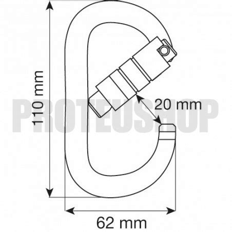 Carabiner Camp Oval Xl Lock