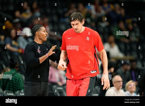 Houston Rockets Center Boban Marjanovic In The First Half Of An