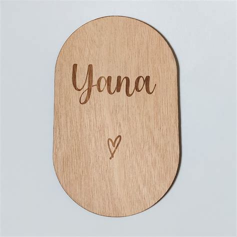 Houten Bord Met Gepersonaliseerde Gravure Welkomstbord Naambord