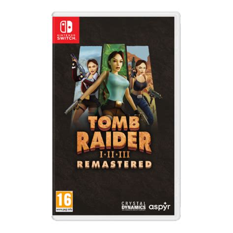 Tomb Raider I-III Remastered Starring Lara Croft (Nintendo Switch) | Enaa