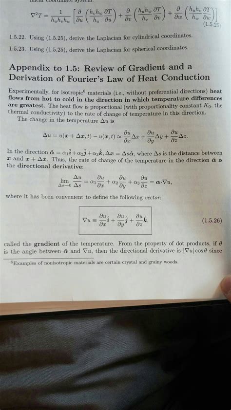 ordinary differential equations - Temperature Gradient and Fourier's ...