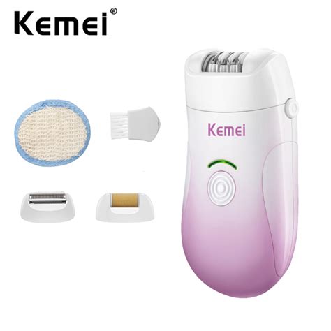 Kemei Hair Removal Bikini Epilator Rechargeable Razor Women Underarms