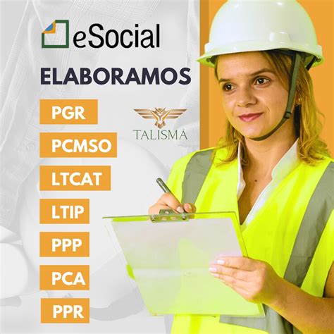 Consultoria em Segurança do Trabalho PGR PCMSO LTCAT eSocial LTIP