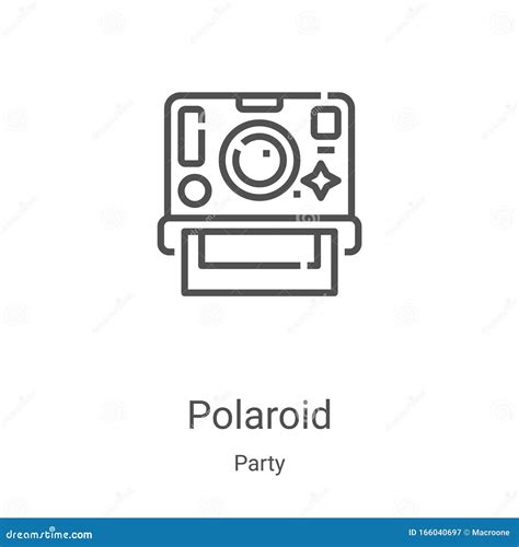 Polaroid Icon Or Logo In Pastel Color Vector Illustration