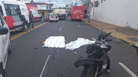 Motociclista morre em acidente na avenida Dom Pedro I em Ribeirão