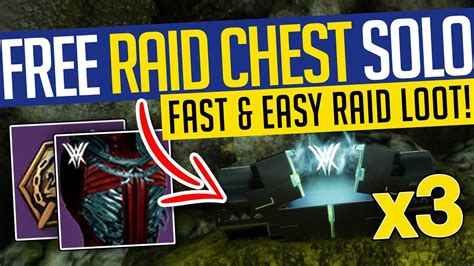 Destiny Free Raid Chests Solo How To Get Fast Easy Raid Loot