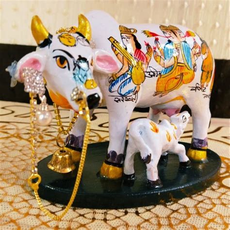 Kamdhenu Cow And Calf Statue At Rs 799 Kamadhenu Cow And Calf Statue