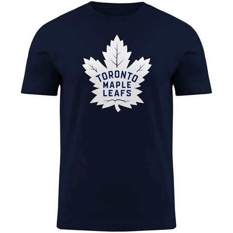 Toronto Maple Leafs Nhl Primary Logo T Shirt Navy Sportbuff Canada