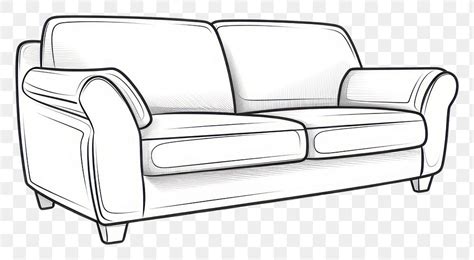 PNG Sofa furniture sketch chair. | Free PNG - rawpixel