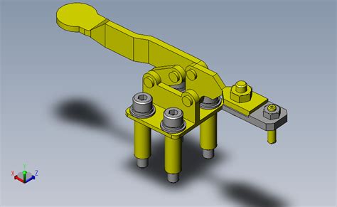 006 工件的定位与夹紧solidworks 2010模型图纸免费下载 懒石网