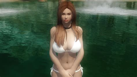 White Bikini Reup At Skyrim Nexus Mods And Community