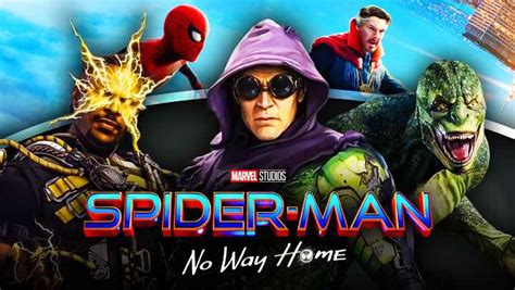 Spider Man No Way Home Ecco Le Promo Art Ufficiali Dei Personaggi