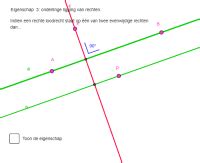 M1 2 Onderlinge Ligging Van Rechten GeoGebra