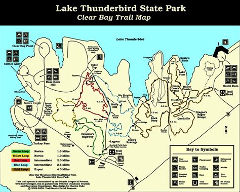 Lake Thunderbird Campground Map