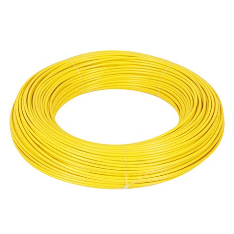 Cabo Flexível Antichamas 750V 1 5mm² Amarelo 100m Cobrecom Leroy Merlin