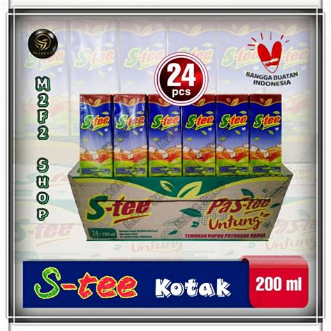 Jual S Tee Stee Minuman Teh Kotak 200 Ml Kemasan Karton Indonesia