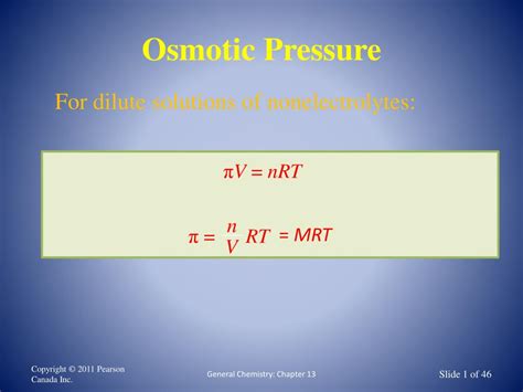 PPT - Osmotic Pressure PowerPoint Presentation, free download - ID:1988799