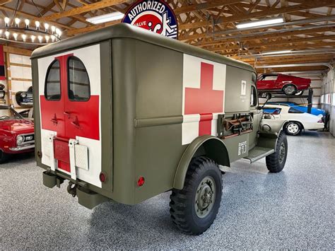 1943 Dodge Wc 54 Power Wagon Ambulance WWII Frame Off Restoration 44