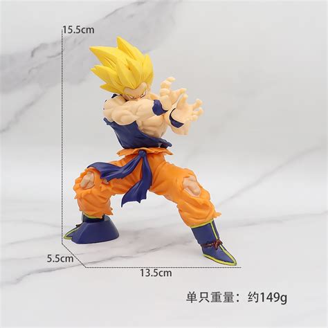 18CM Dragon Ball Battle Goku Super Saiyan anime Figura De Acción Alma