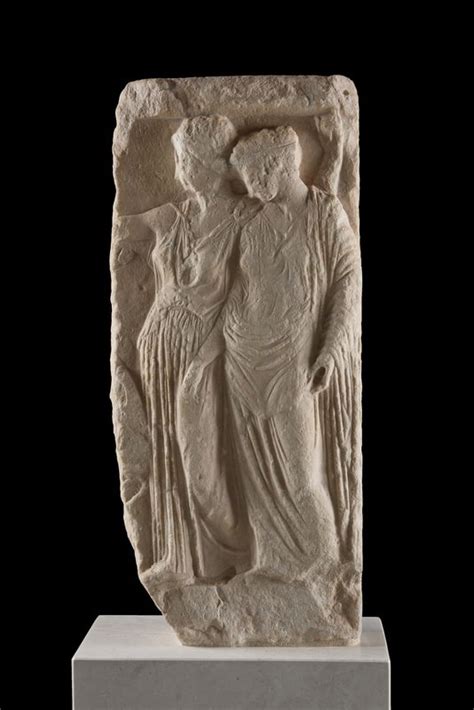 Relief depicting Demeter and Kore (Persephone) | Acropolis Museum ...