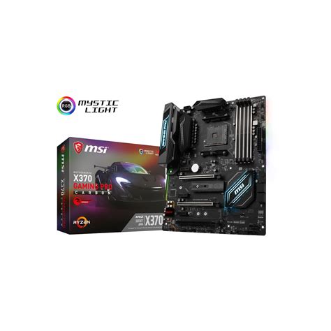 MSI X370 GAMING PRO CARBON AMD Motherboard - X370 GAMING PRO CARBON ...