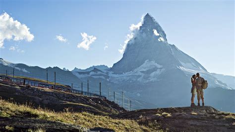 Gornergrat Bahn Beste Sicht Auf Das Matterhorn