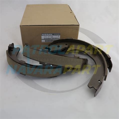 Genuine Nissan Patrol Gu Y Tb Handbrake Shoe Kit