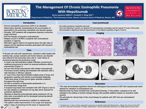 The Management of Chronic Eosinophilic Pneumonia with Mepolizumab ...