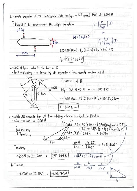 Solution Statics Of Rigid Bodies Notes Studypool